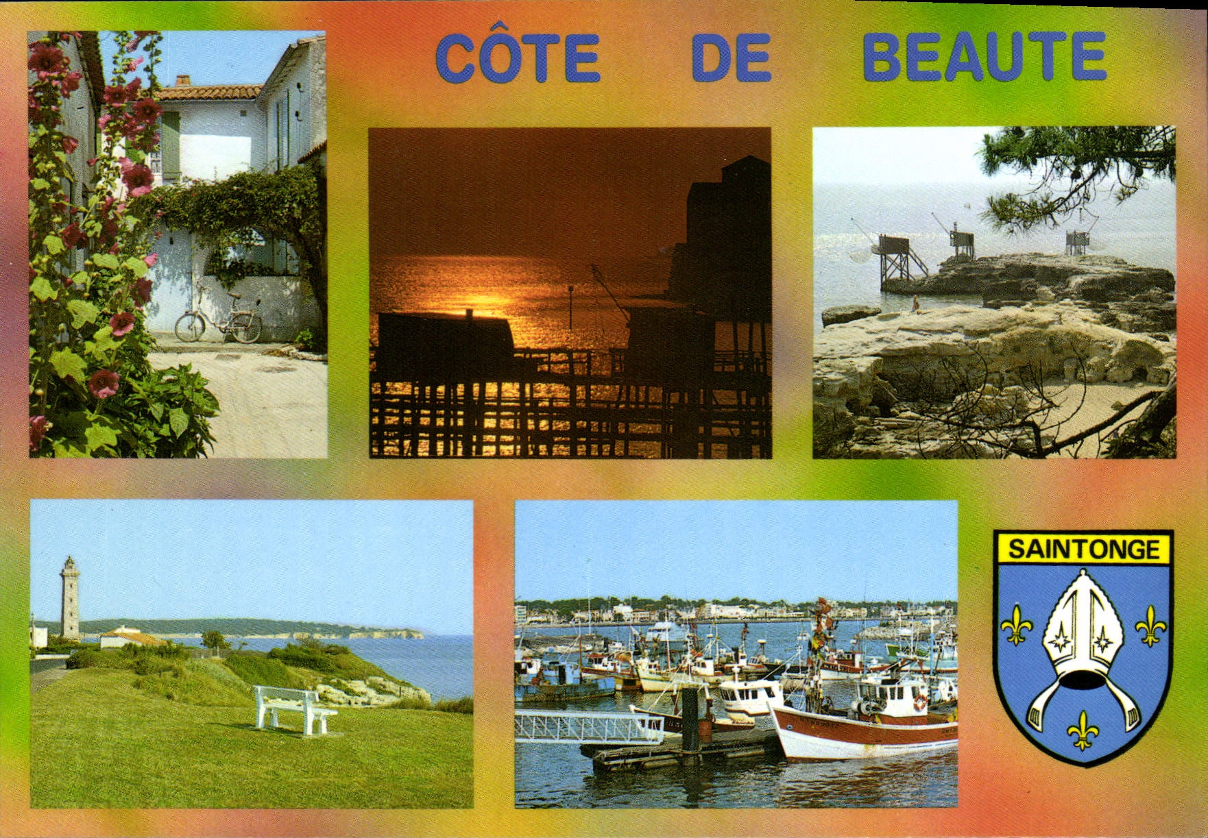 CPM Charente Maritime Ambiance et Reflets sur la Cote de Beaute