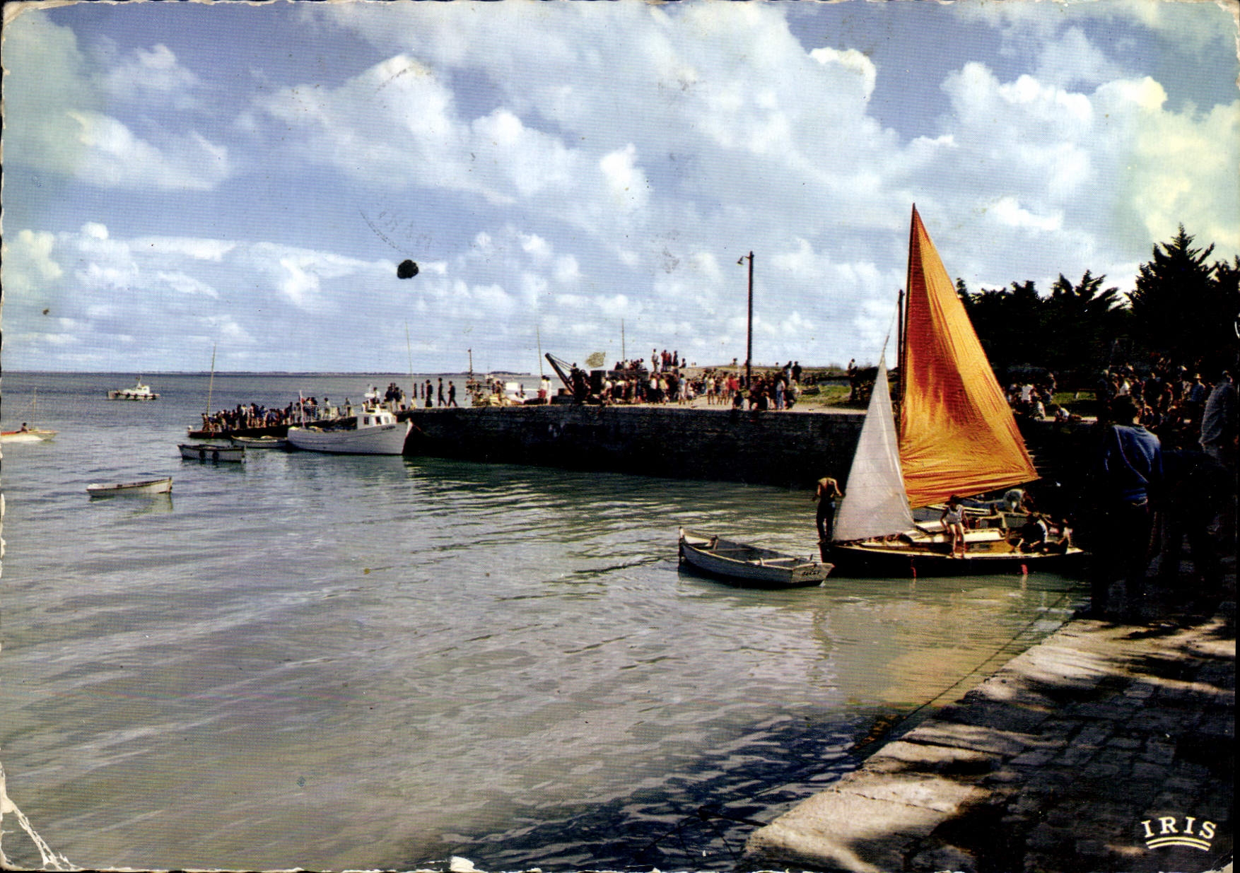 CPM Ile d'Aix Le Port Bateau