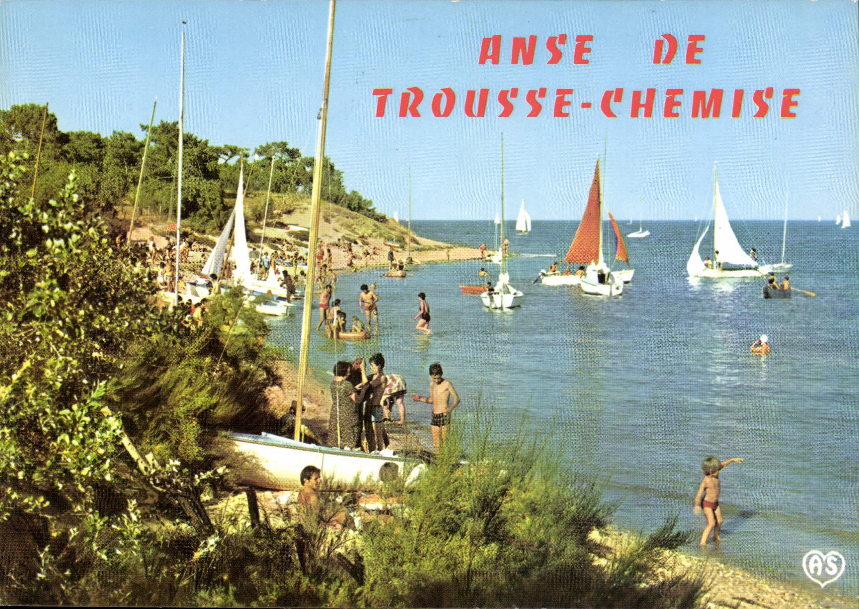 CPM Ile de Re Les Portes Anse de Trousse Chemise