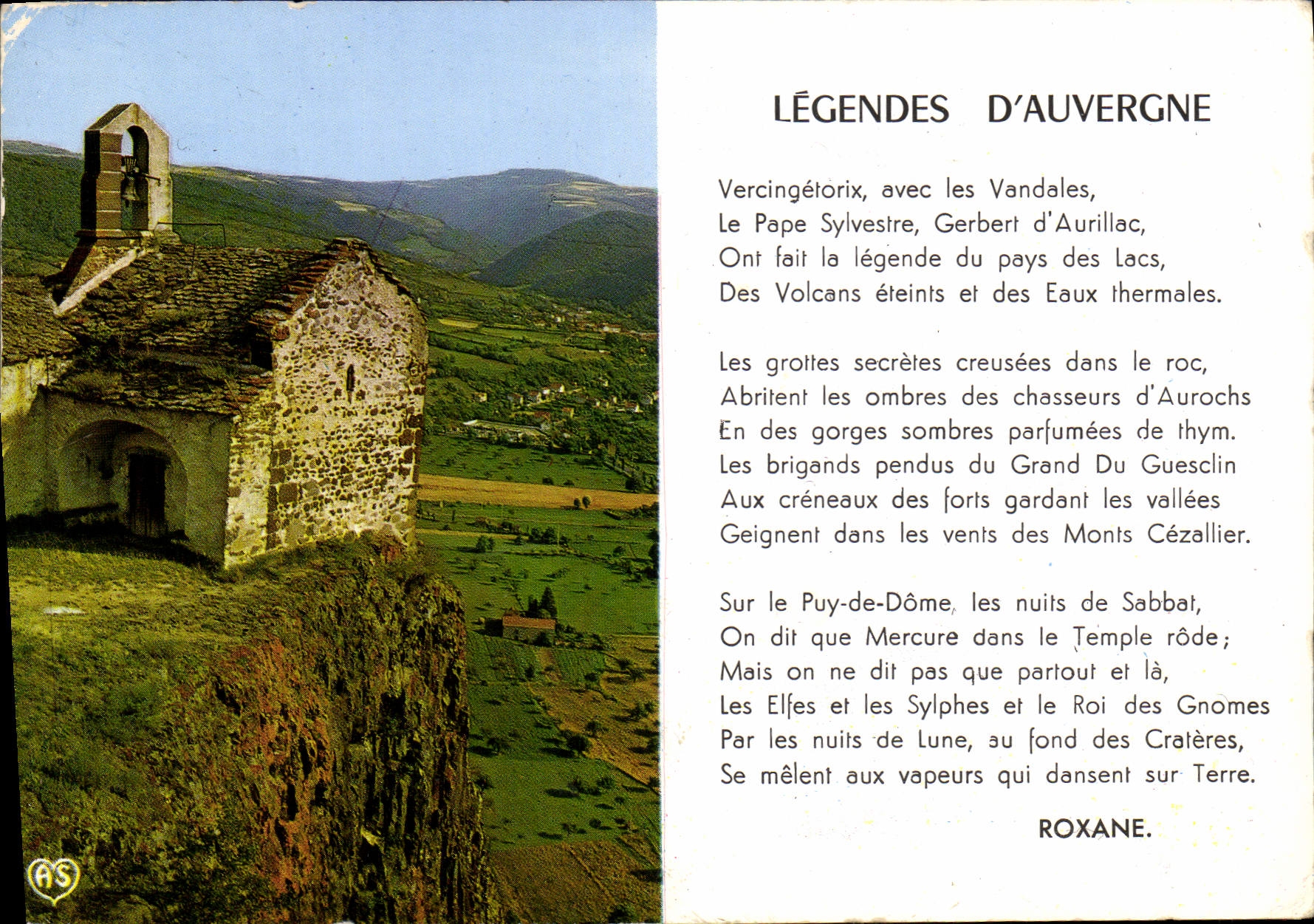 CPM Legendes d'Auvergne