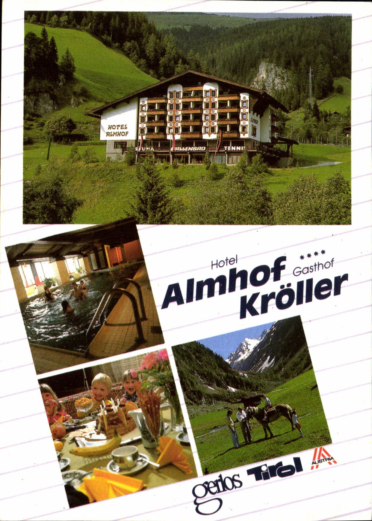 CPM Hotel Almhof Gasthof Kroiler Familie Kammerlander Gerlos Tirol Austria