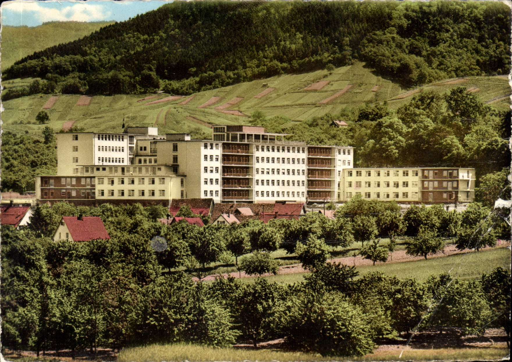 CPM Buhl Allemagne Hopital Milltaire Francais