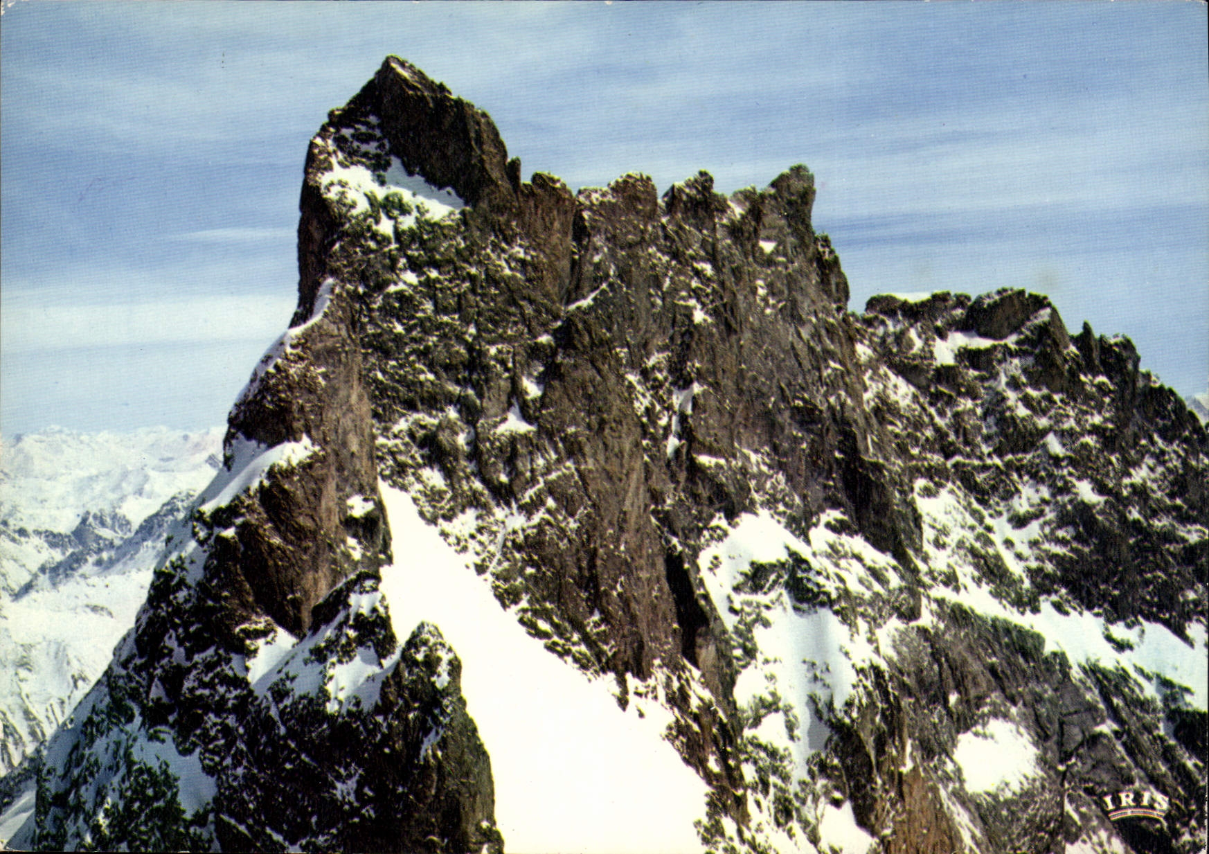 CPM En Oisans La Meije face sud Grand Pic et Doigt de Dieu Vue aeriene Loic Jahan