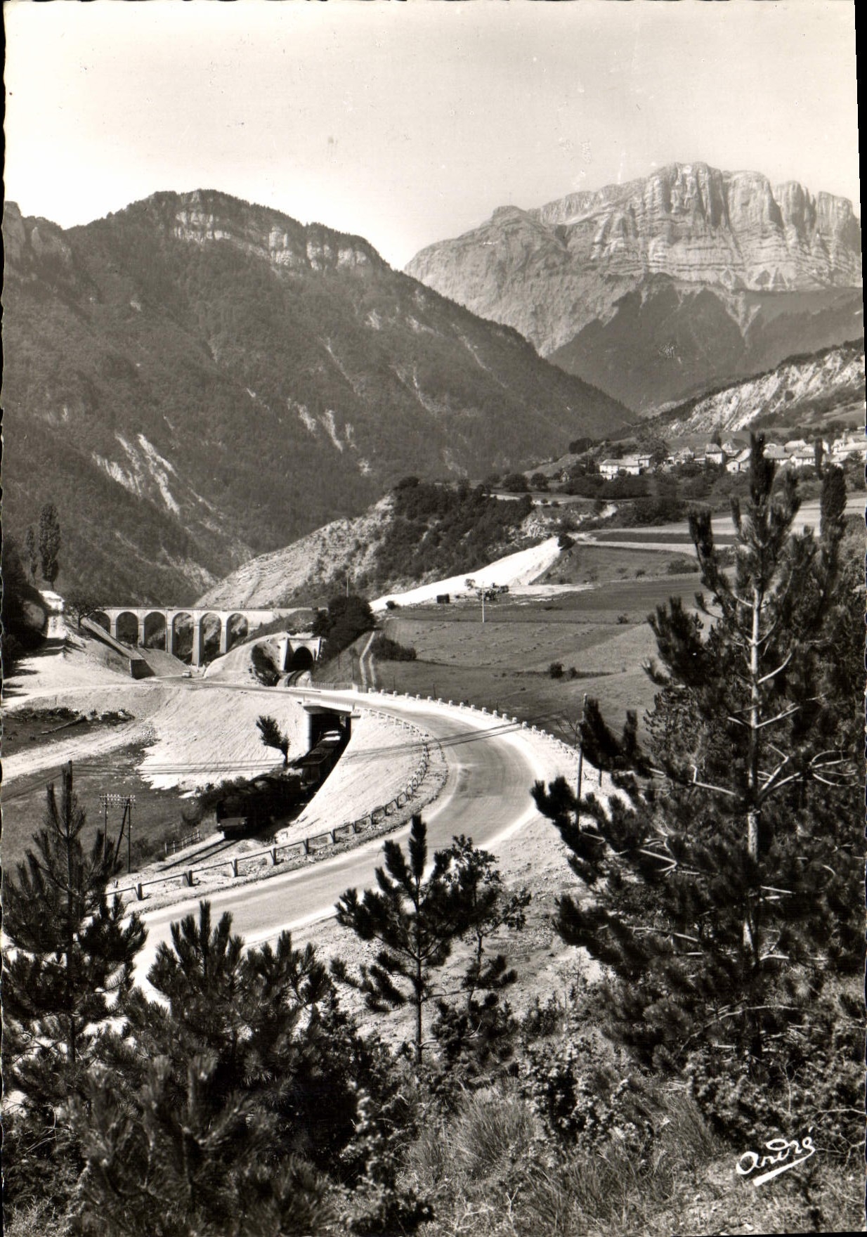 CPM Les Belles Alpes Francaises Route d'Hiver des Alpes 