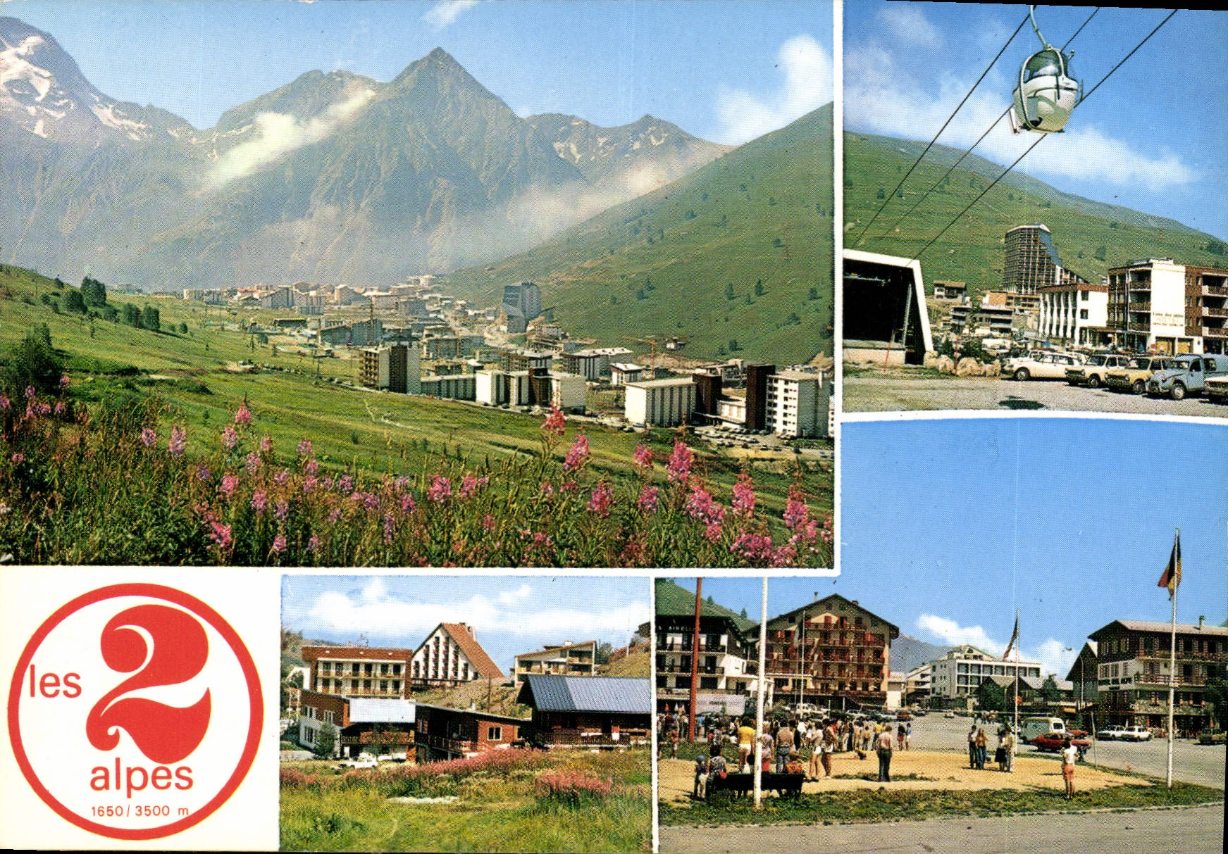 CPM Les Duex Alpes Isere altitude de 1650