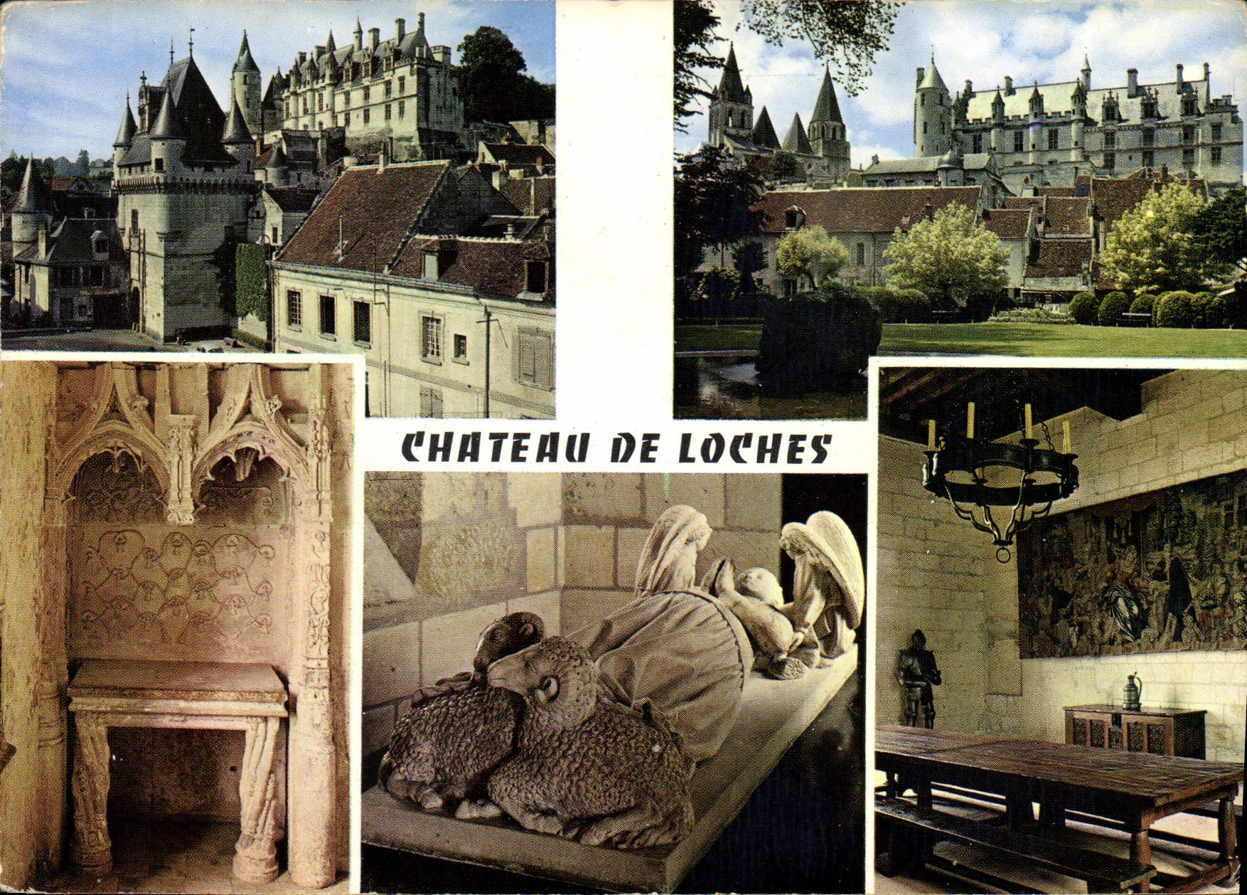CPM En Touraine Chateau de Loches Indre et Loire 