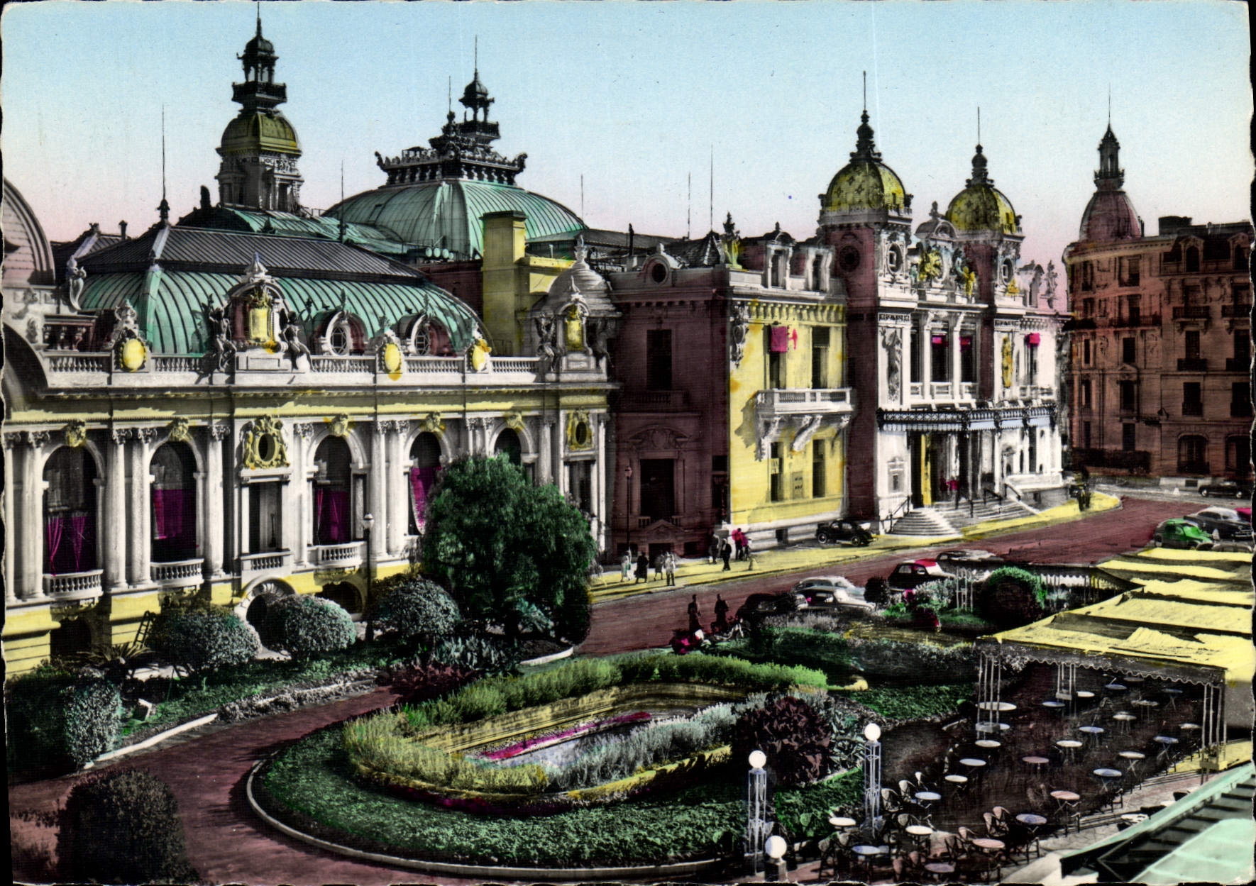 CPM Principaute de Monaco le Casino ses Jardins l'Hotel de Paris 