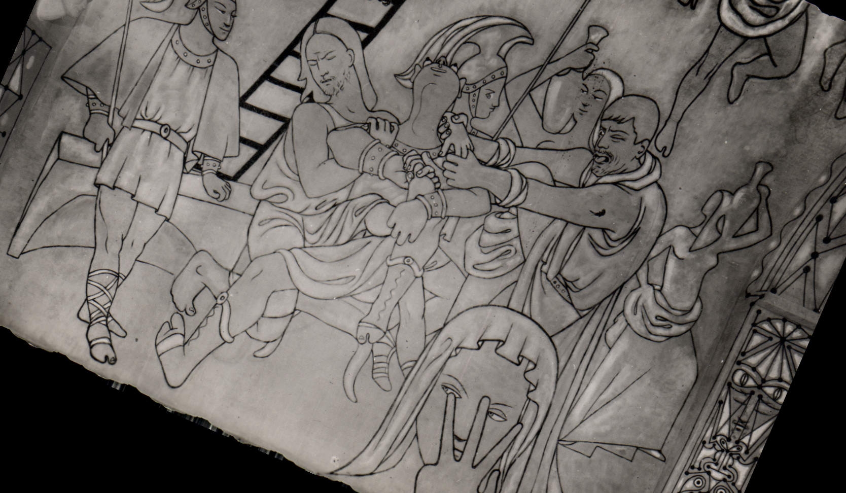 CPM Chapelle Saint Pierre de Villefranche sur Mer allerte aux pecheurs de Villefranche Beaulieu et S