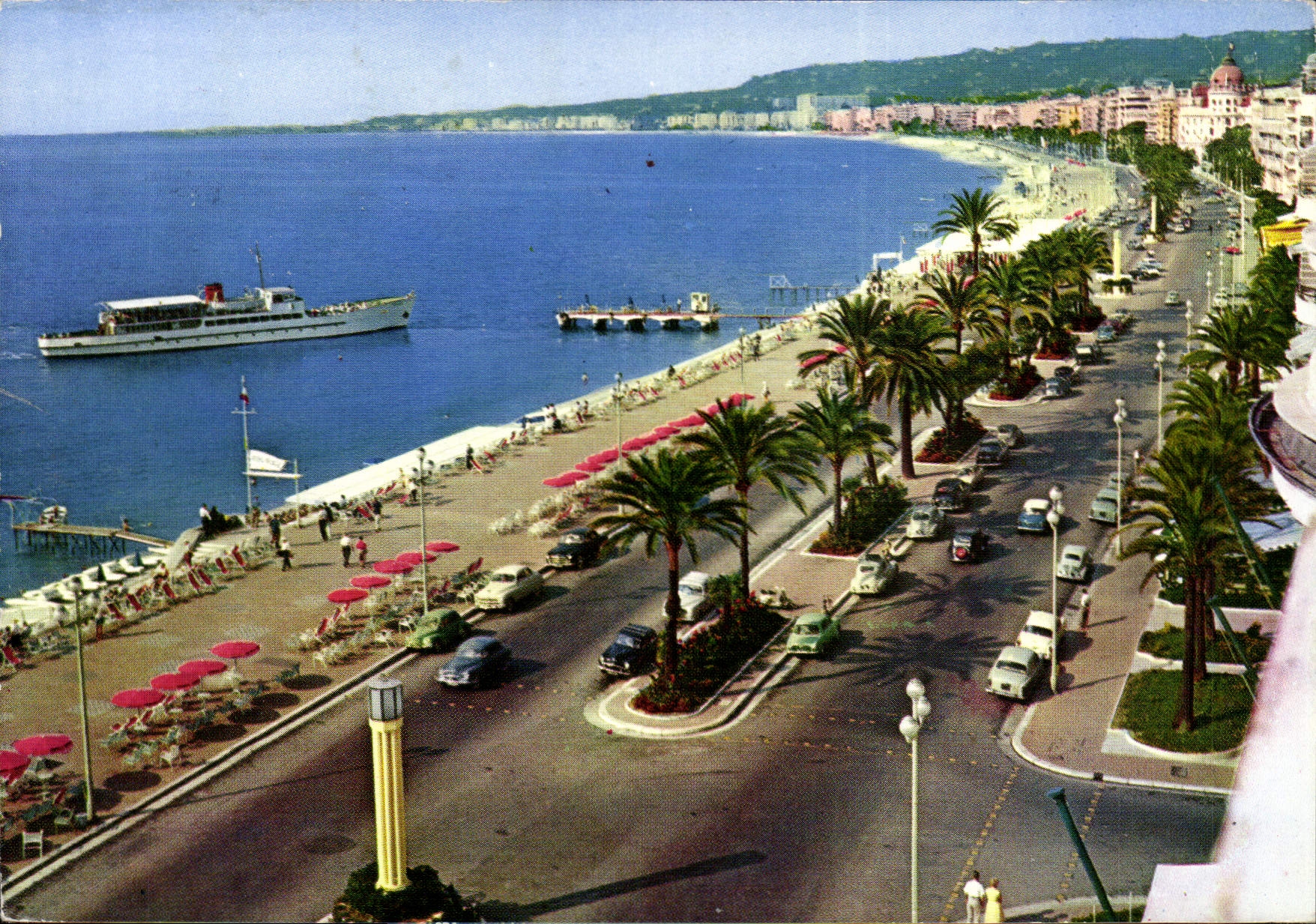 CPM Nice la Promenade des Anglais vue prise de l'Hotel Ruhl