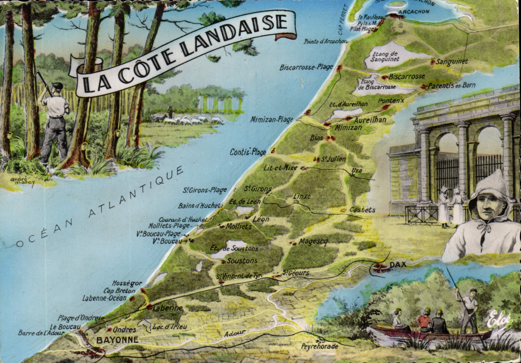 CPM La Cote Landaise 