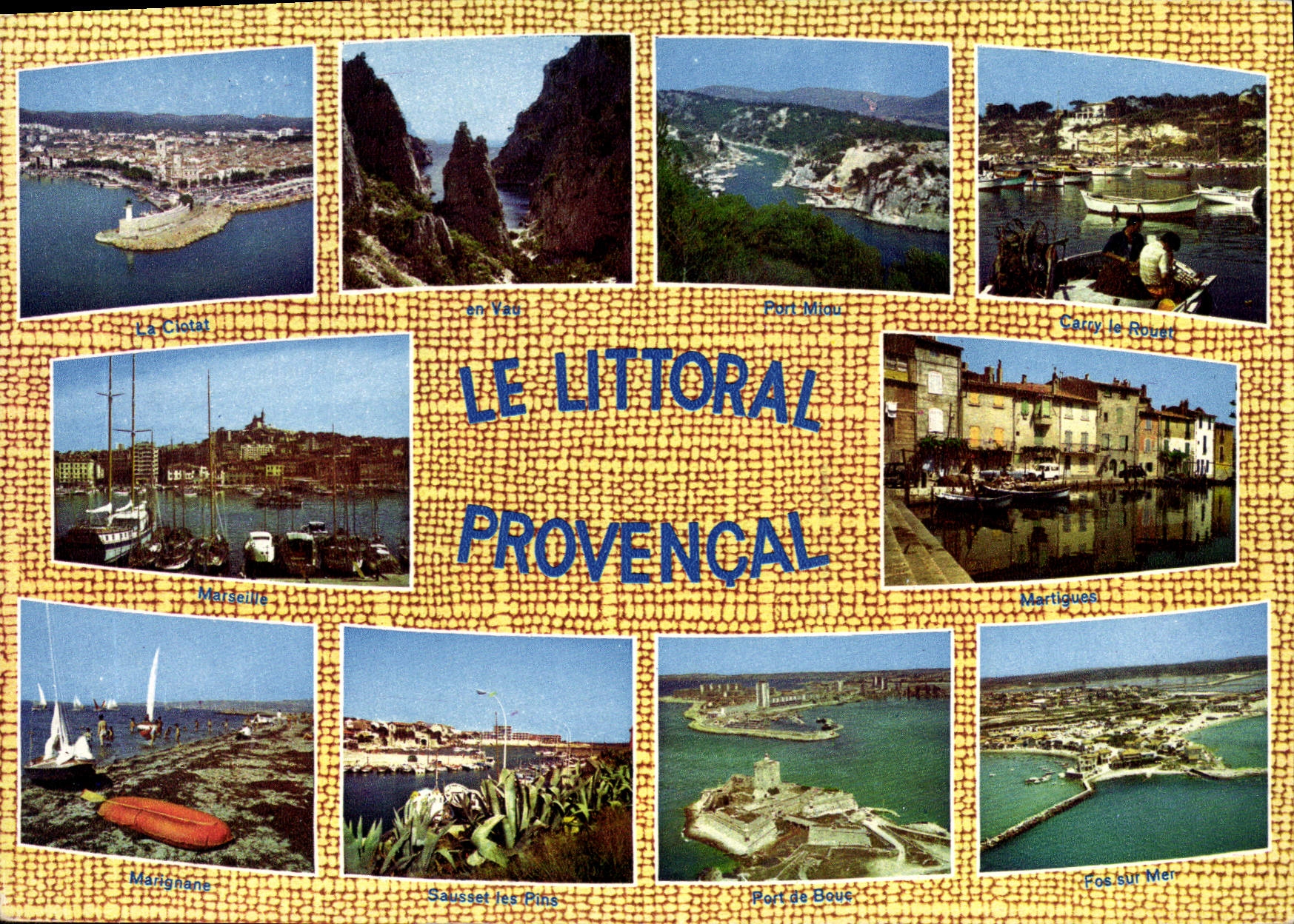 CPM Bouches du Rhone en Flanant sur le Littoral 