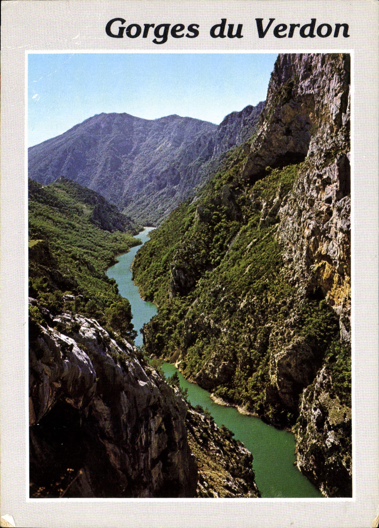CPM Les Gorges du Verdon en amont du Lac de Ste Croix 