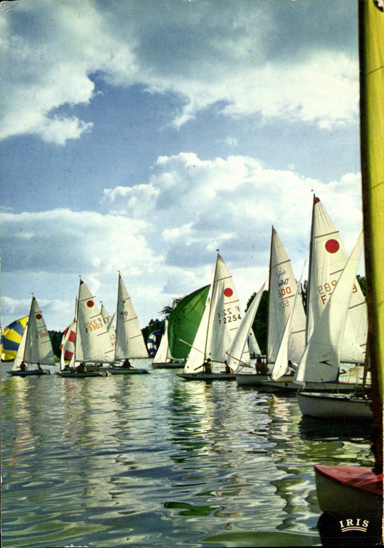 CPM Vichy Allier Sante vacances Loisirs Regates sur le Lac d'Allier 