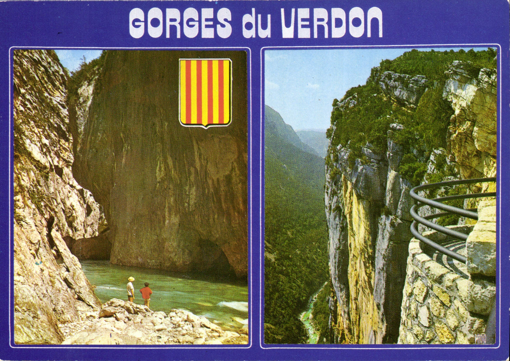 CPM Gorges du Verdon Vap Alpes de Haute Provence un des sites les plus grandioses du monde ici de de