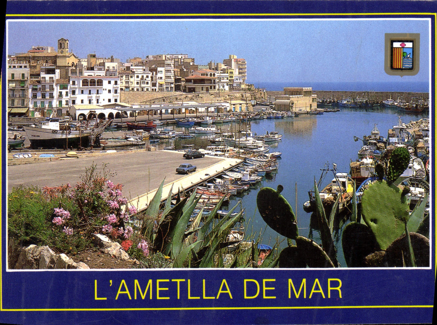 CPM L'Ametlla de Mar Tarragona vue generale port