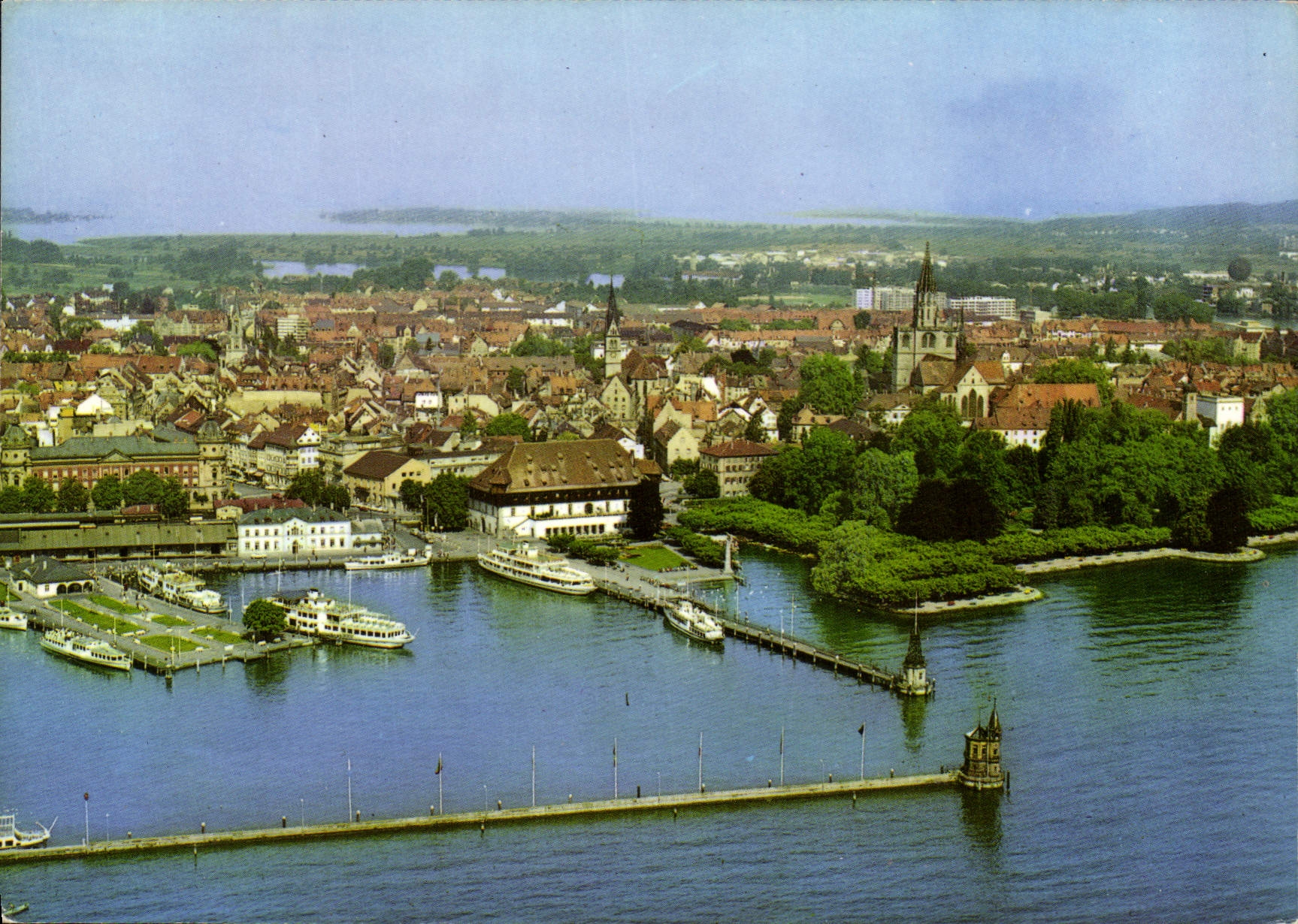 CPM Konstanz am Kodensee Luftaufnahme 
