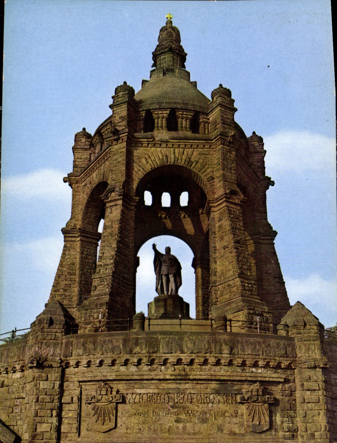 CPM Kaiser Wilhelm Denkmal auf dem Wittekindsberg Wiehen an der Westfalischen Pforte