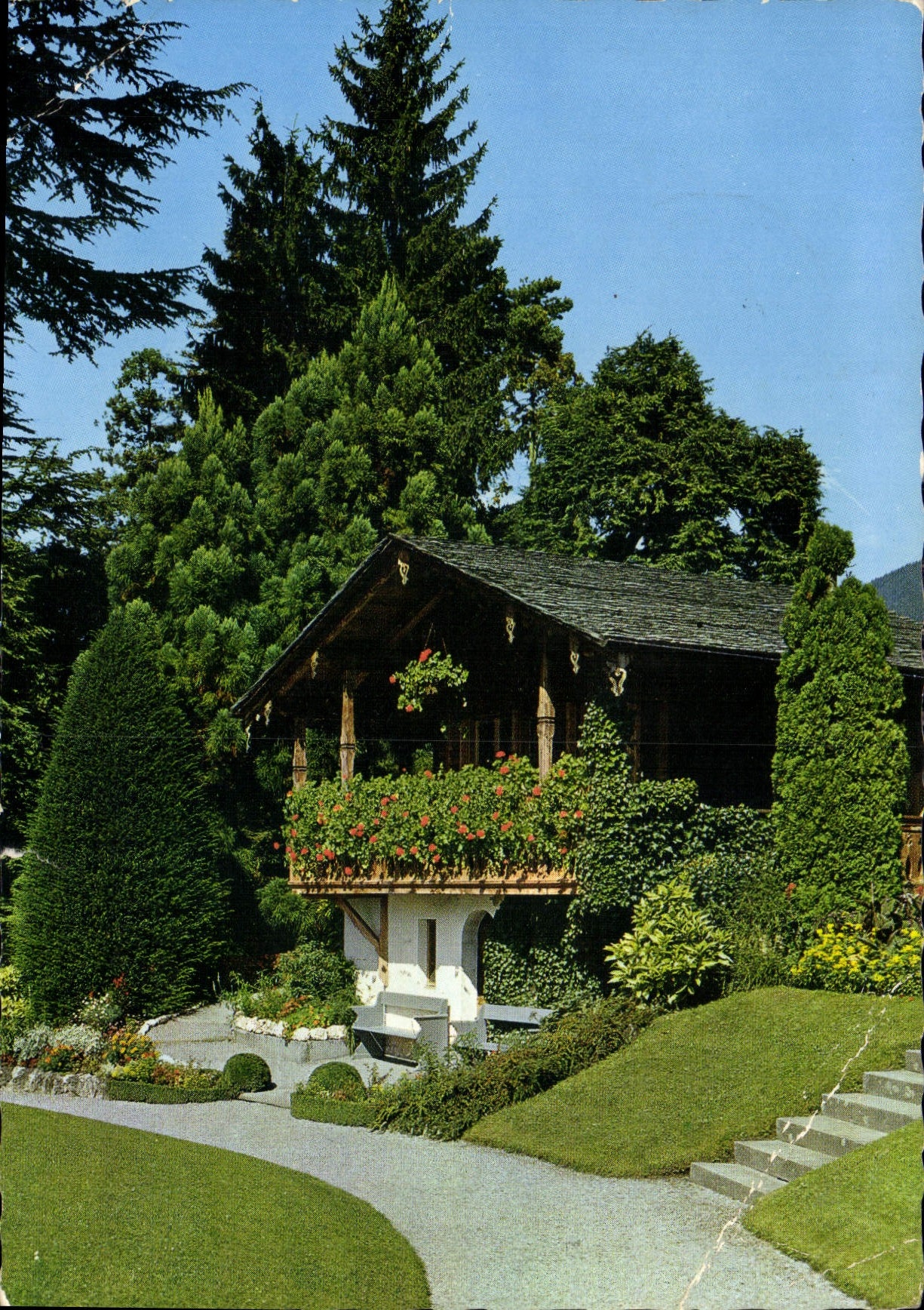 CPM Speicher bei Oberhafen vieux Chalet pres d'Oberhafen 