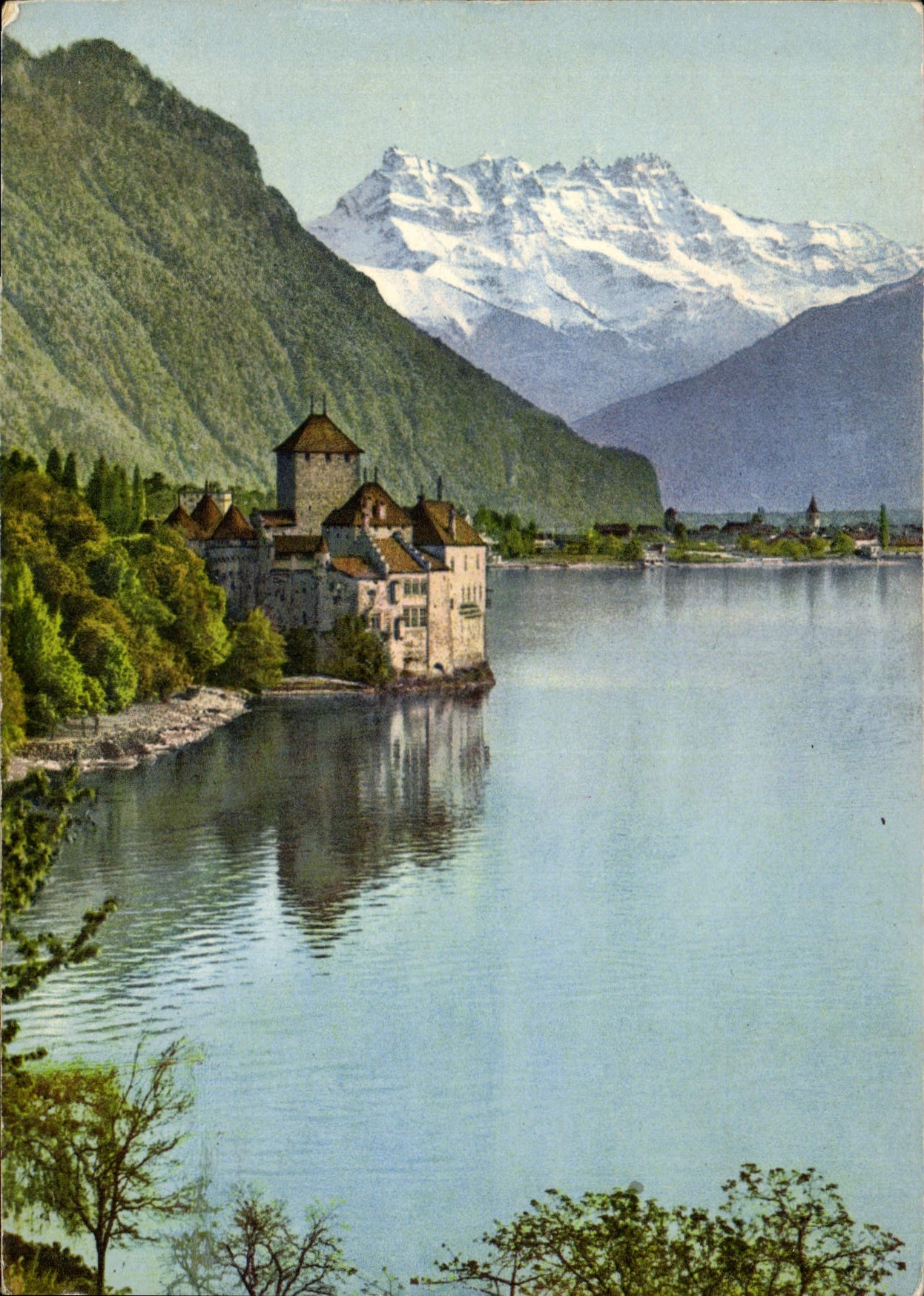 CPM Chateau de Chillon et les Dents du Midi