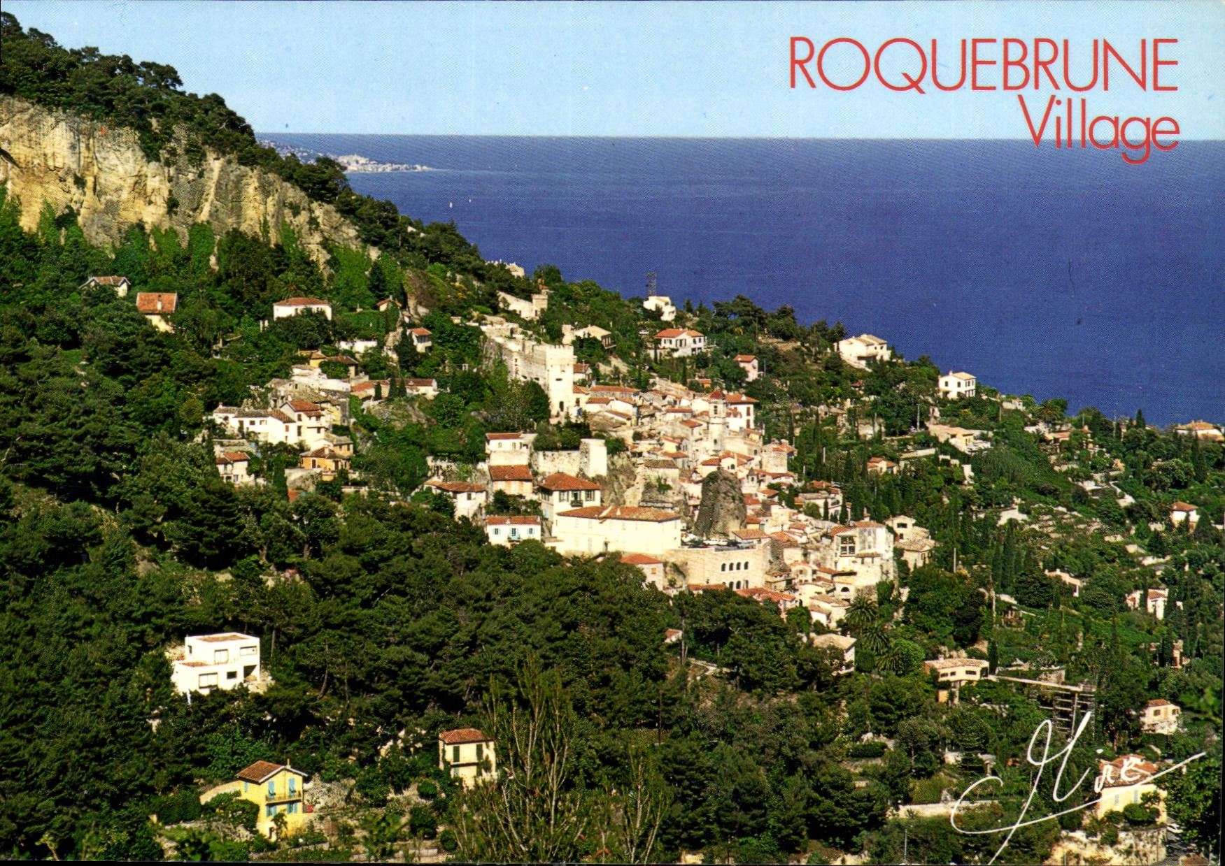 CPM Images et lumiere de France Roquebrune Alpes Maritimes vue generale 