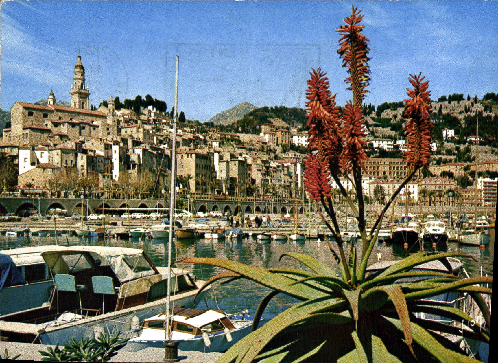 CPM Couleurs et lumiere de France la Cote d'Azur miracle de la nature Menton Alpes Maritimes le Port