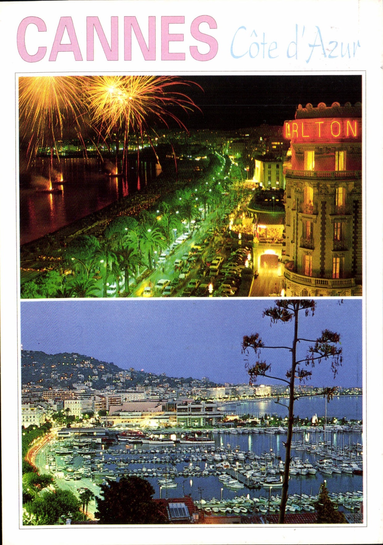 CPM Cote d'Azur French Riviera Cannes Alpes Maritimes 