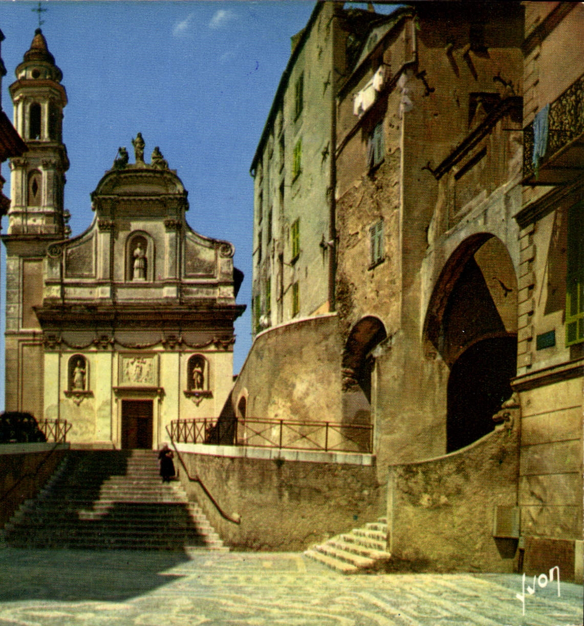 CPM Couleurs et lumiere de France la Cote d'Azur miracle de la nature Menton Alpes Maritimes Place d