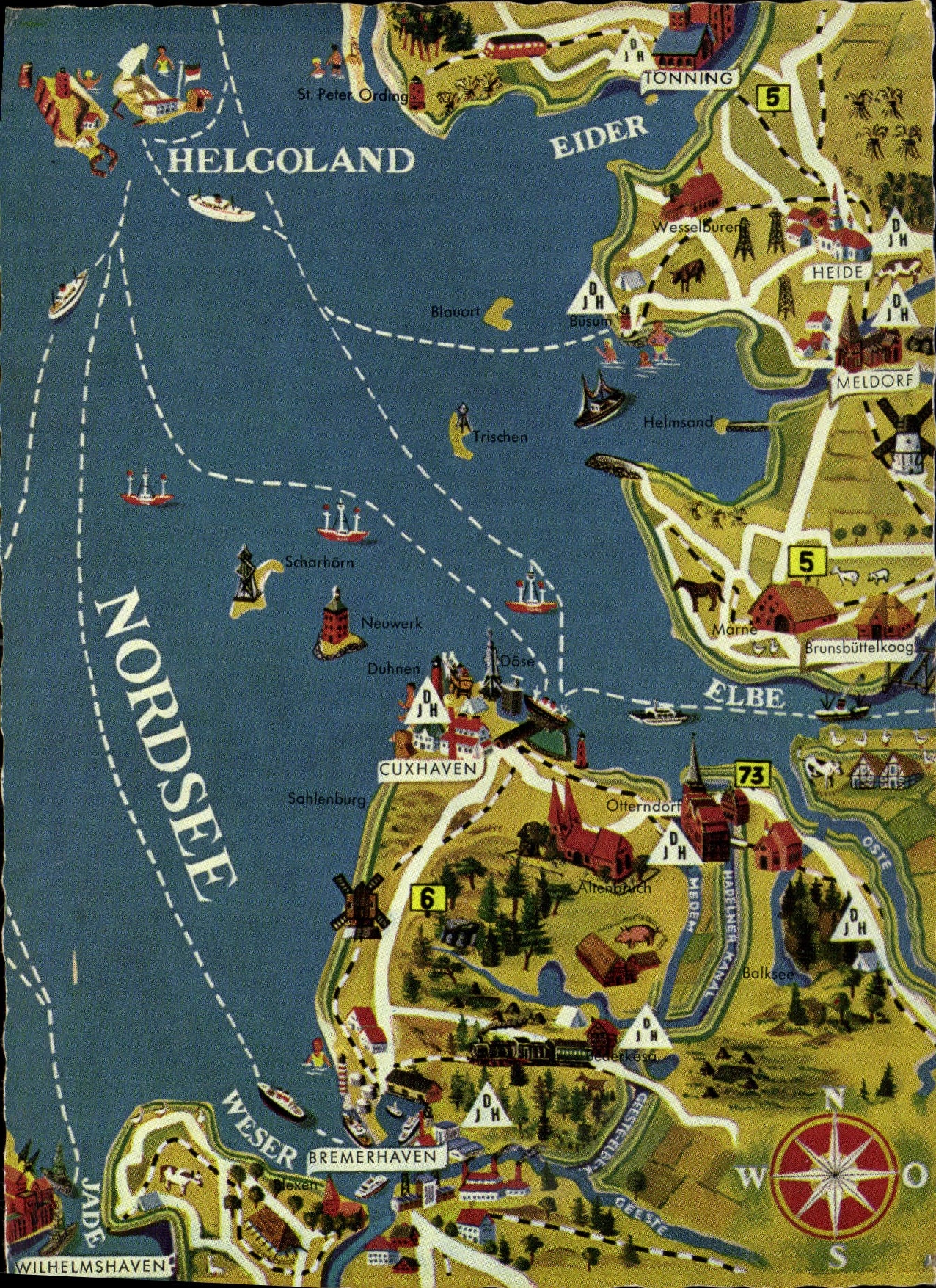 CPM Die Nordsee zwischen Eiden und Jade