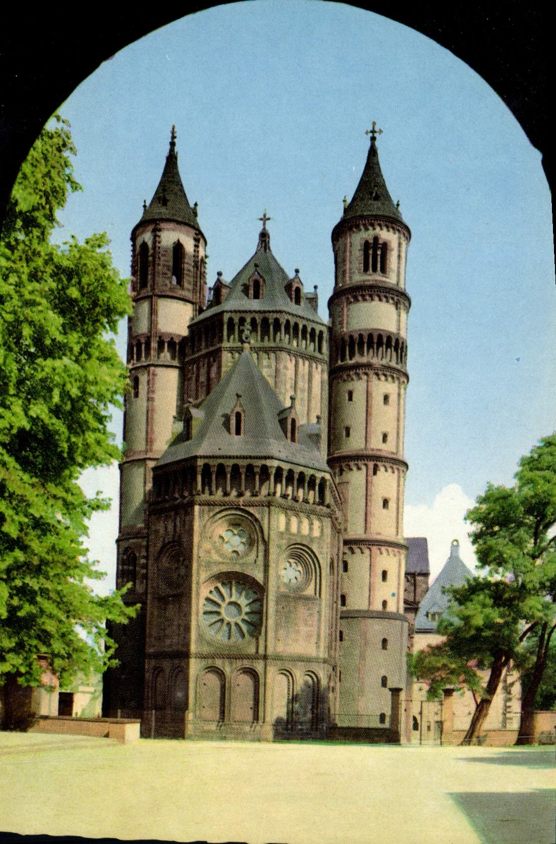 CPM Nibetungenstadt Worms am Rhein Dom Westchor