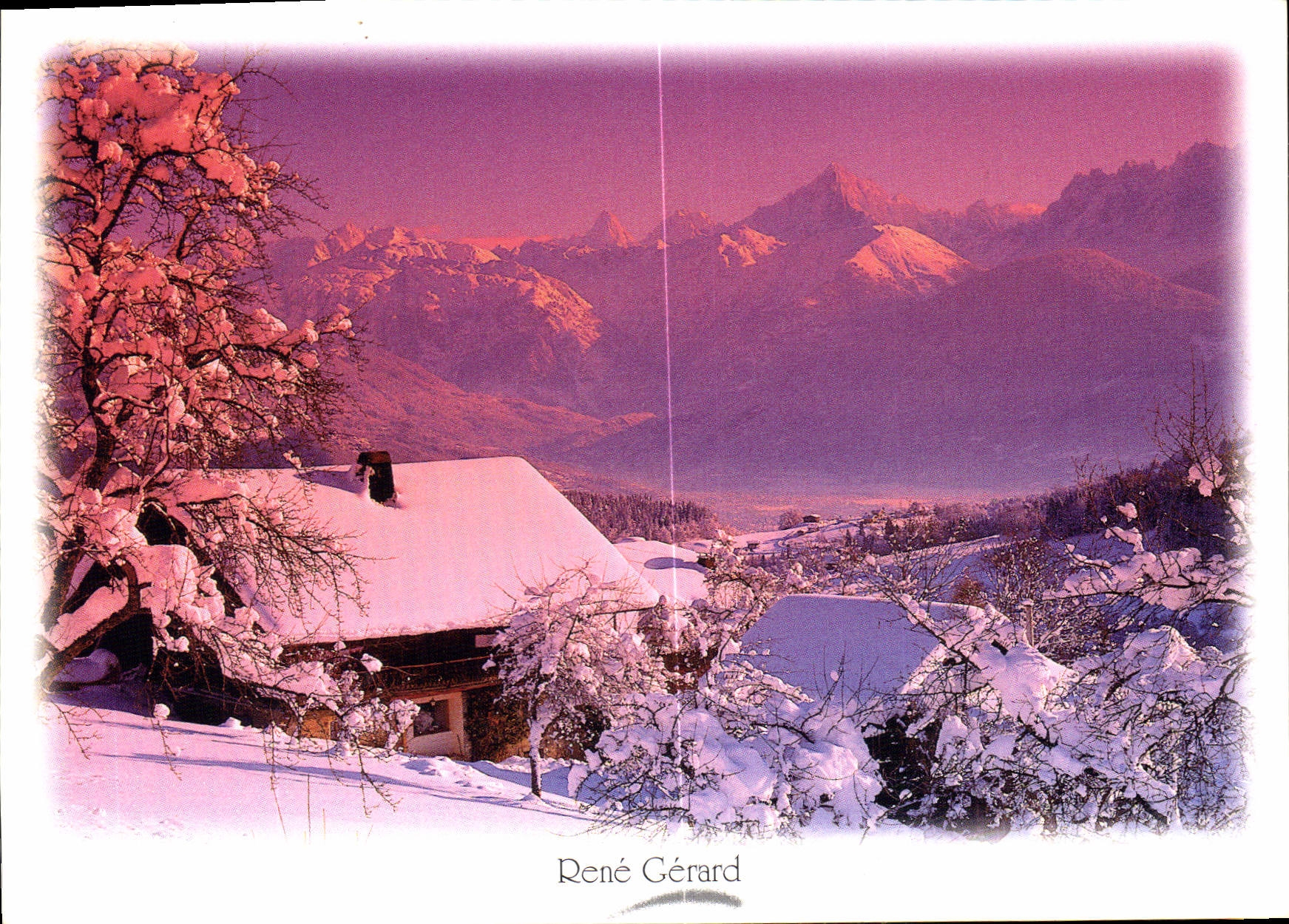 CPM Image de Montagne Face aux neiges eternelles 