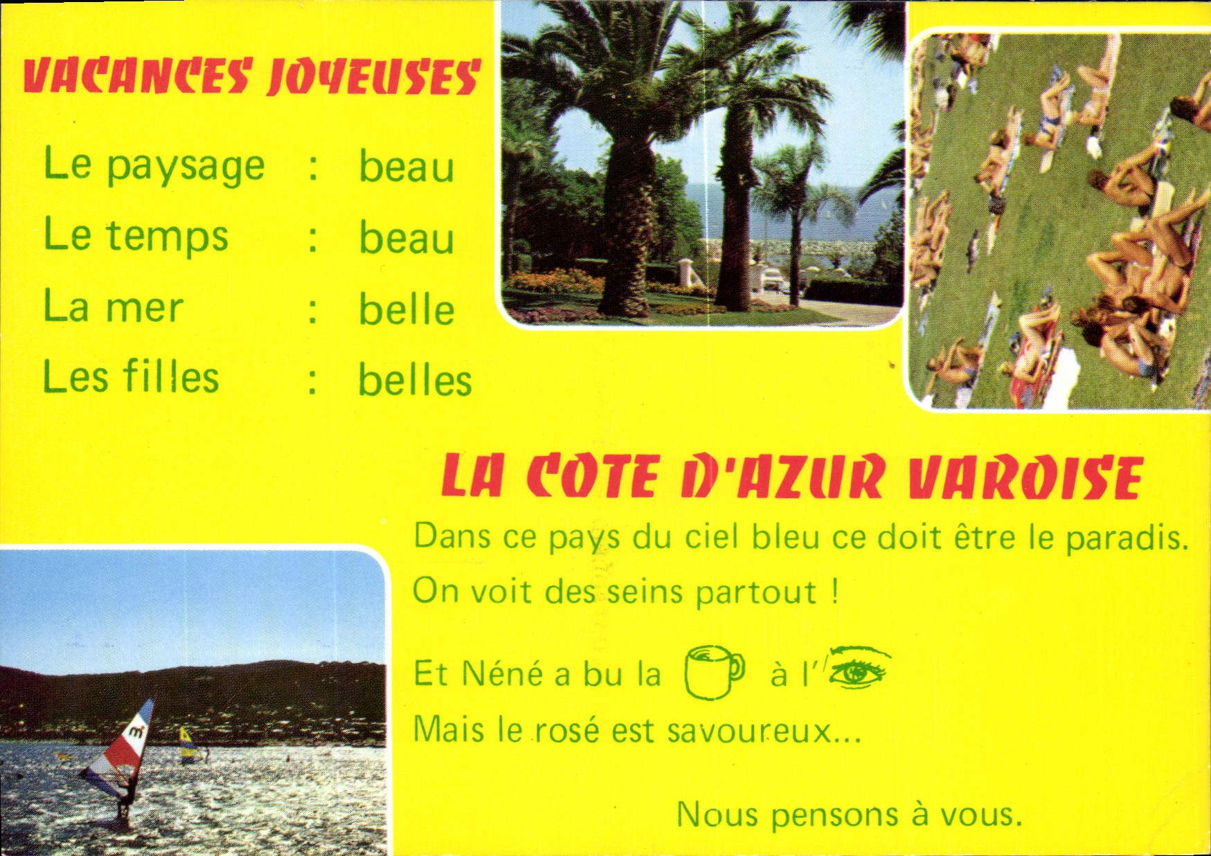 CPM Le Plaisir des Vacances 