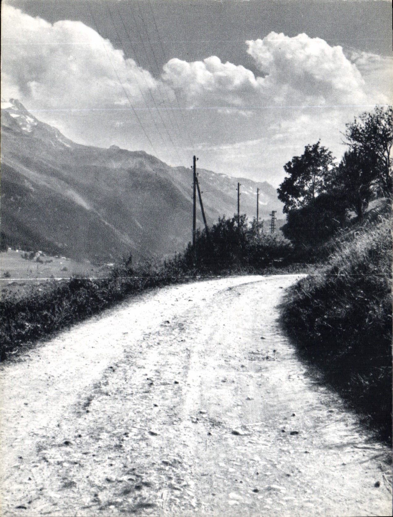 CPM Route de Lumiere route des forts Nous le suivrons jusqu'a la mort 