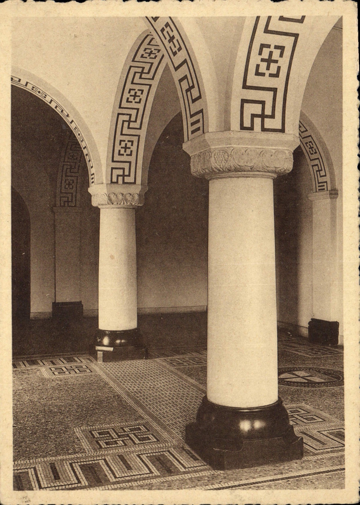 CPM Monastere N D de Bethanie Lophem les Bruges Atrium