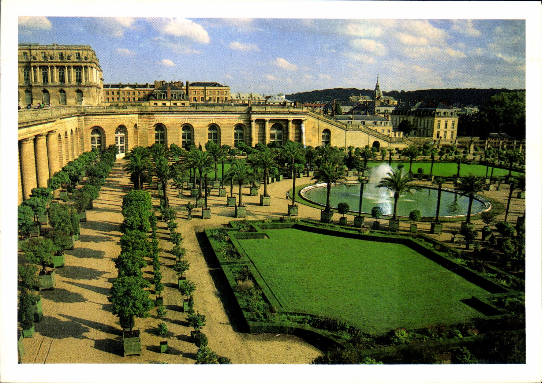 CPM Le Chateau et l'Orangerie Chateau de Versailles 