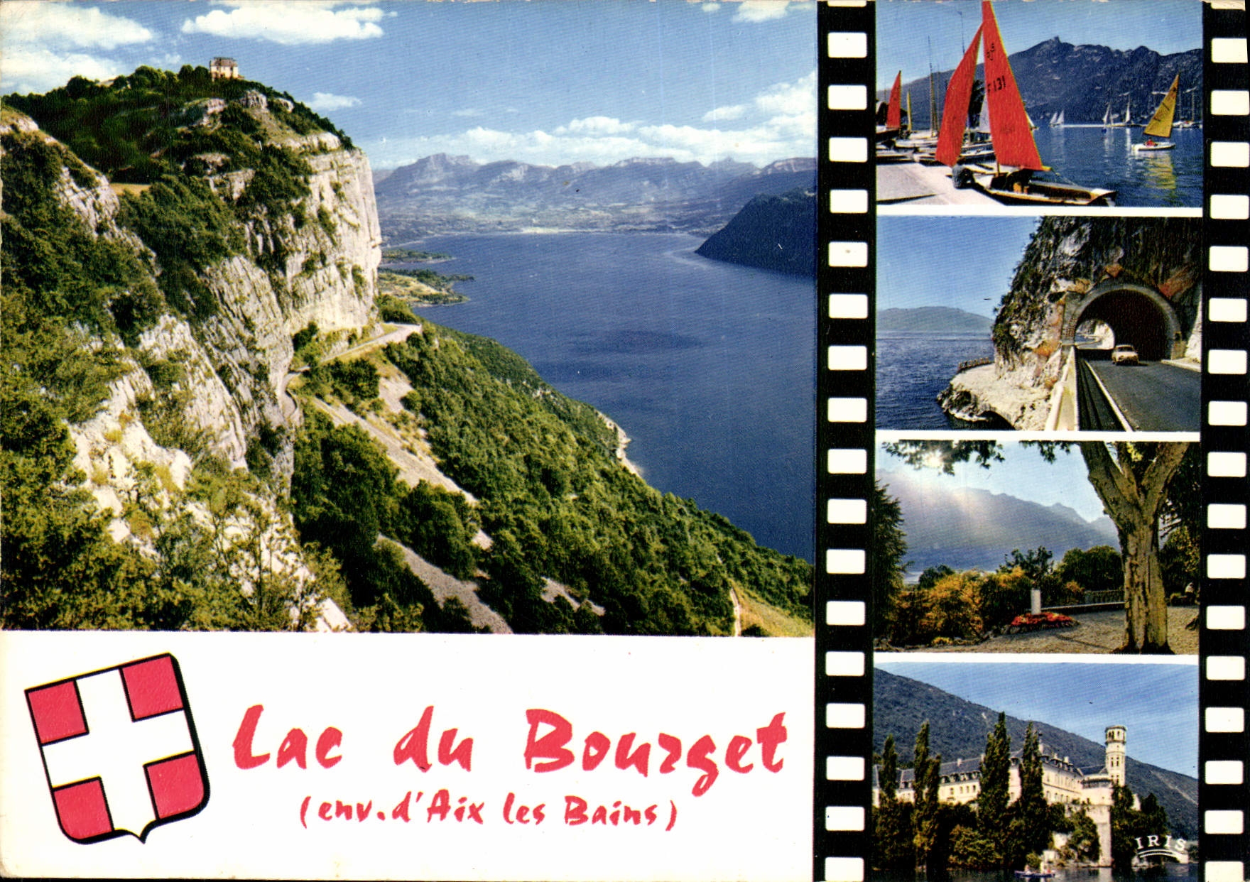 CPM Lac du Bourget Env d'Aix les Bains Lac du Bourget la Chambotte Massif de la Chartreuse et le Gra