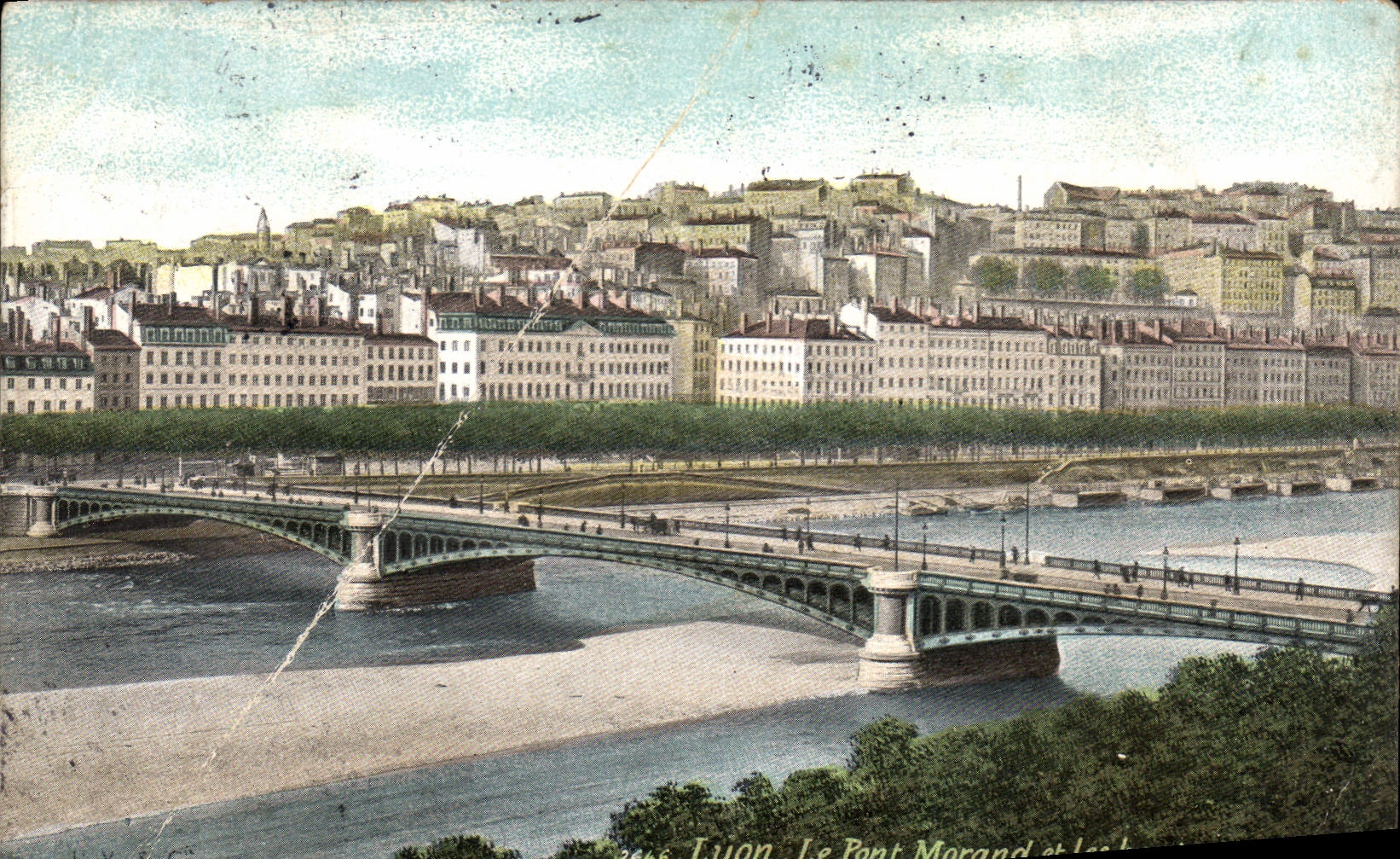 CPA Lyon le Port Morand et le hauteurs de St Clair
