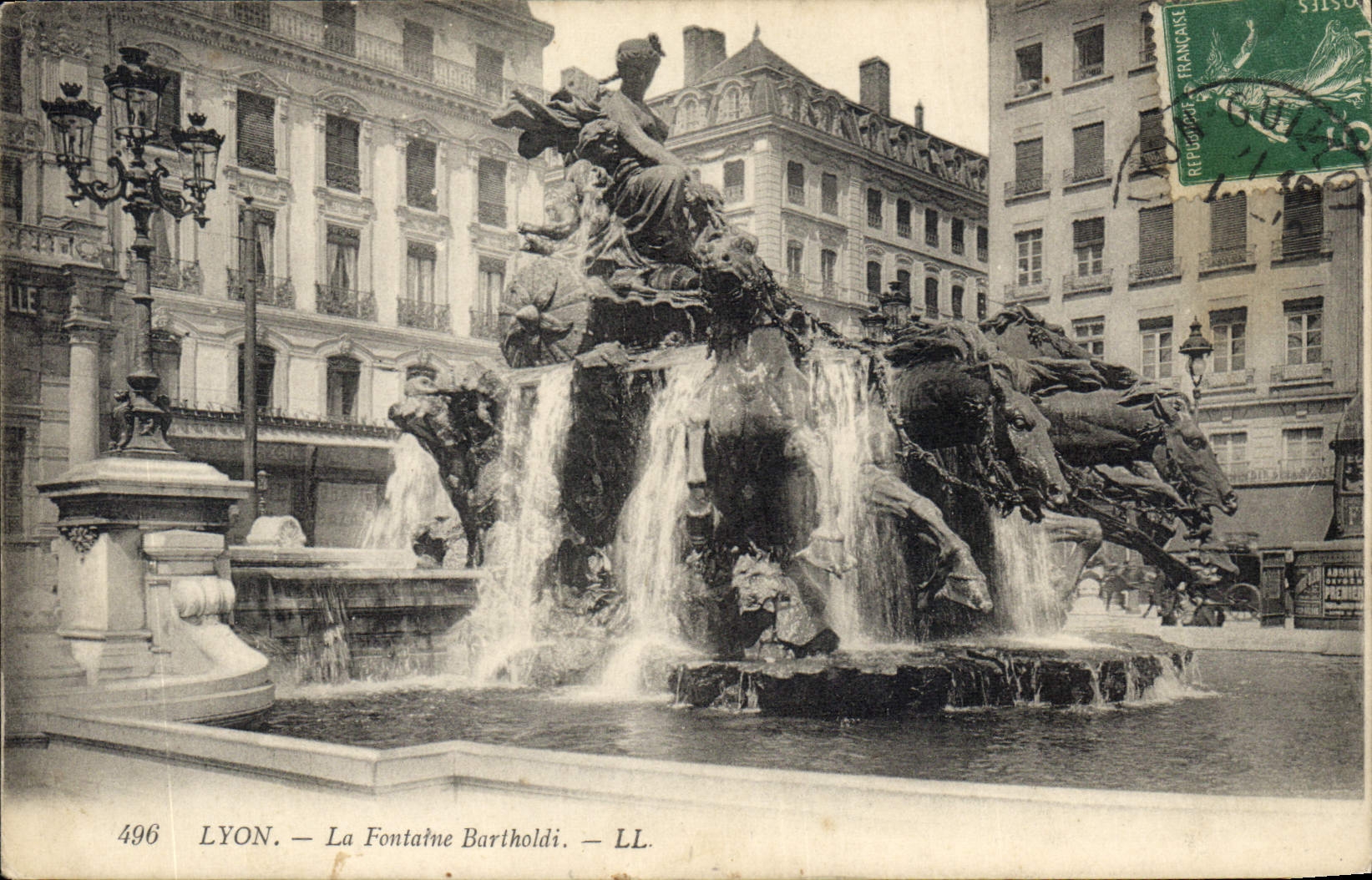 CPA Lyon la Fontaine Bartholdi 