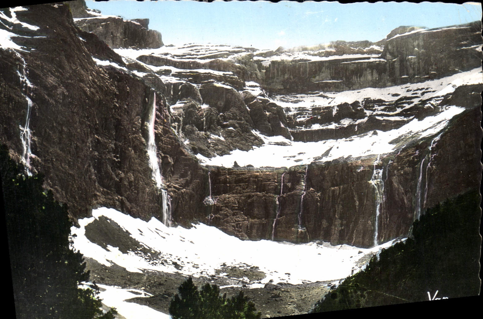 CPA Gavarnie le fond du Cirque 
