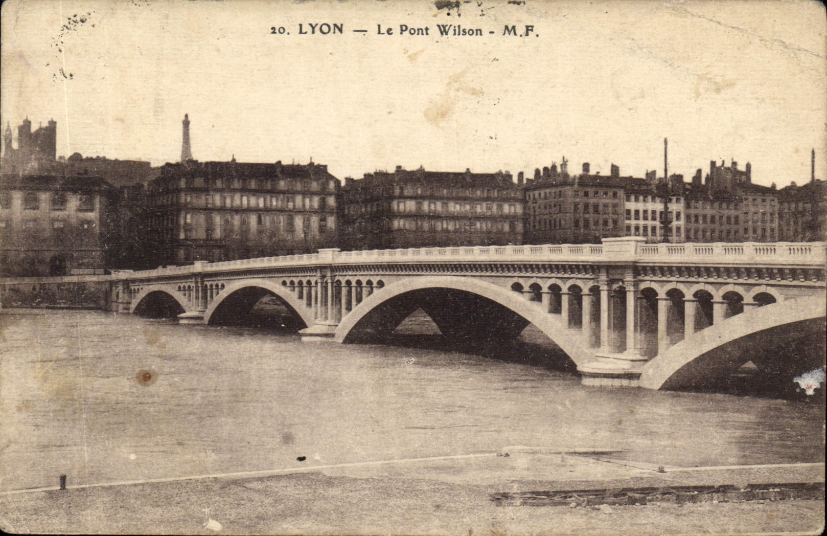 CPA Lyon Le Pont Wilson 