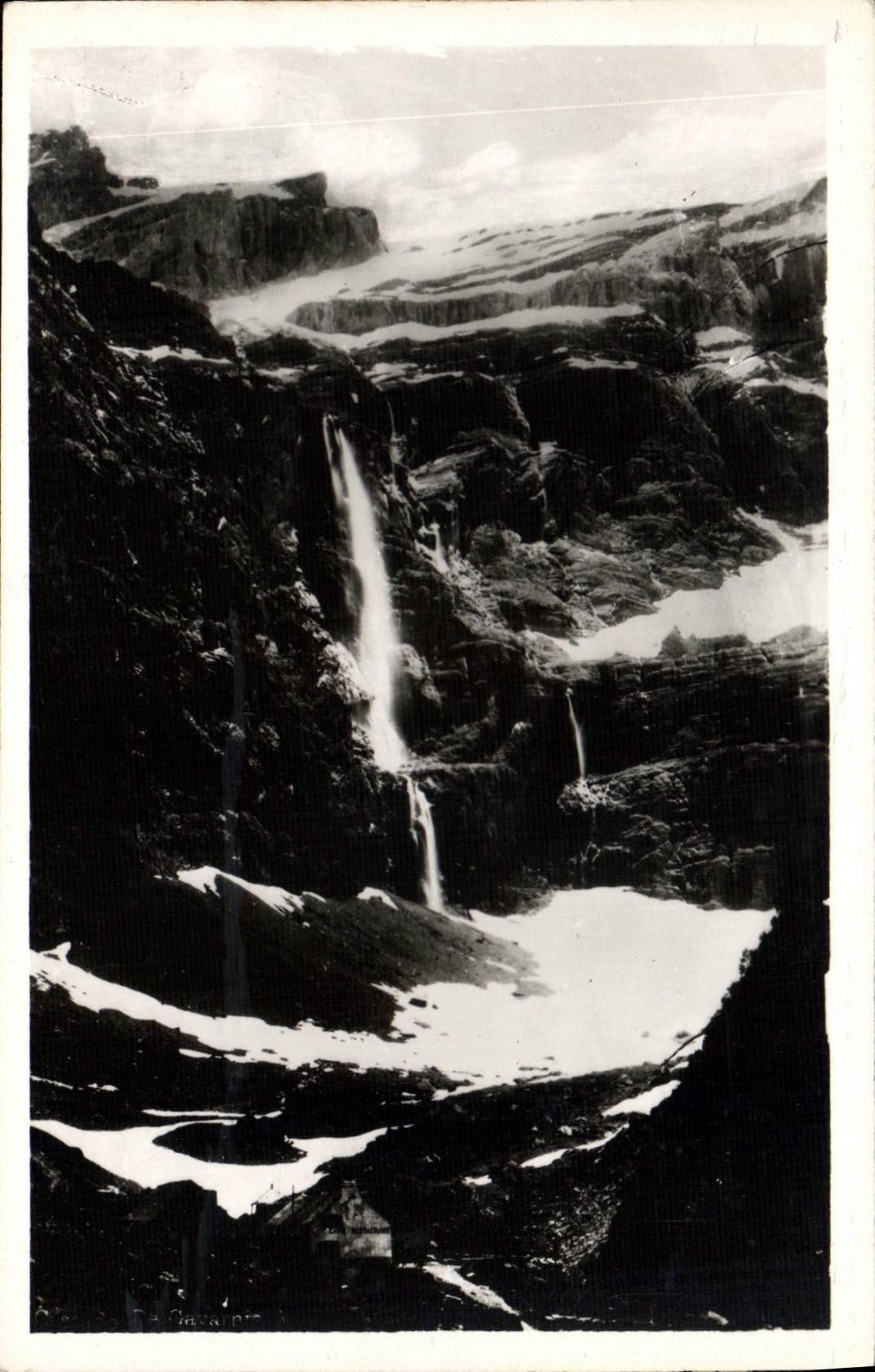 CPA Gavarnie la Grande Cascade 