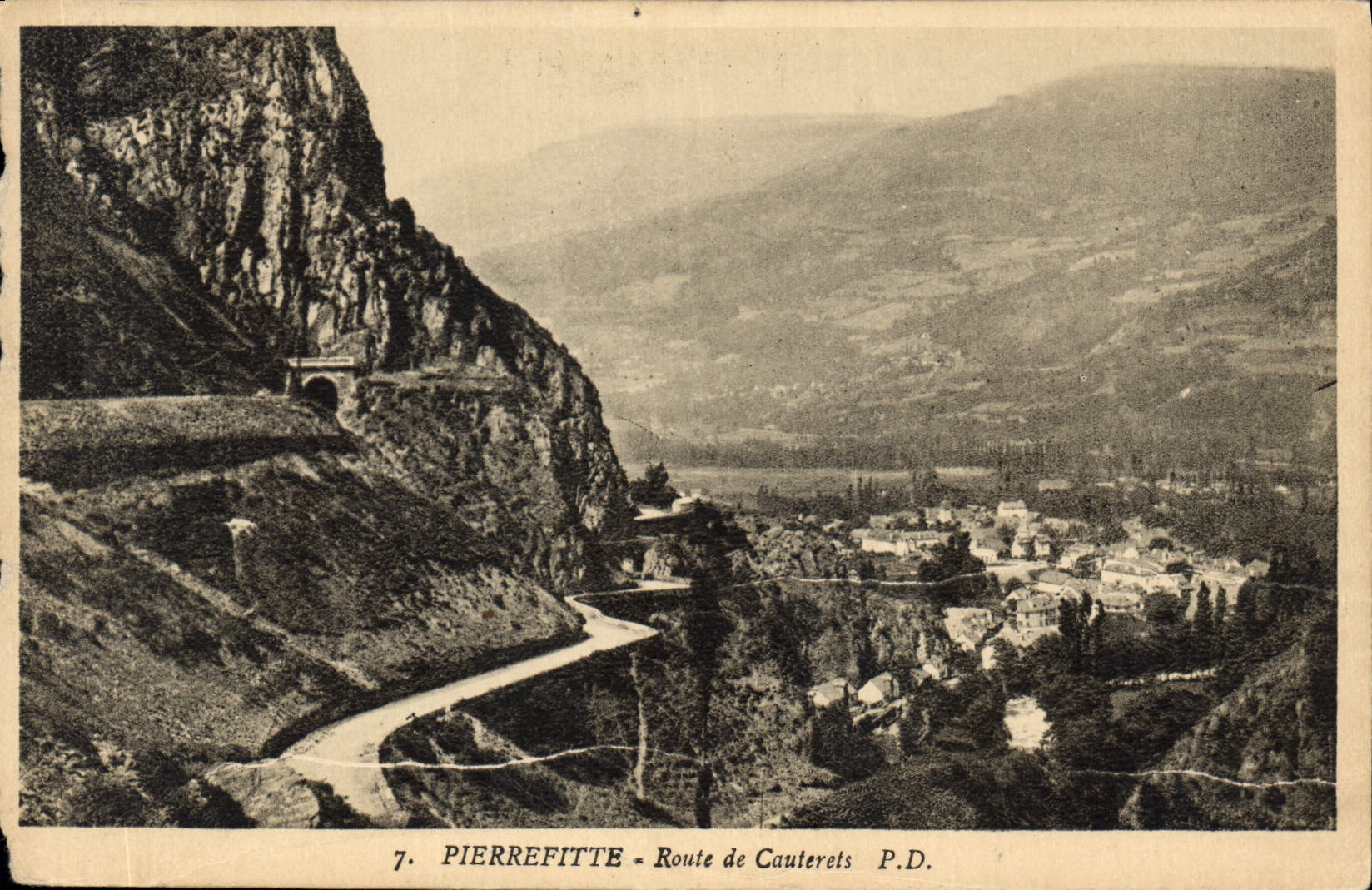 CPA Pierrefitte Route de Cauterets 