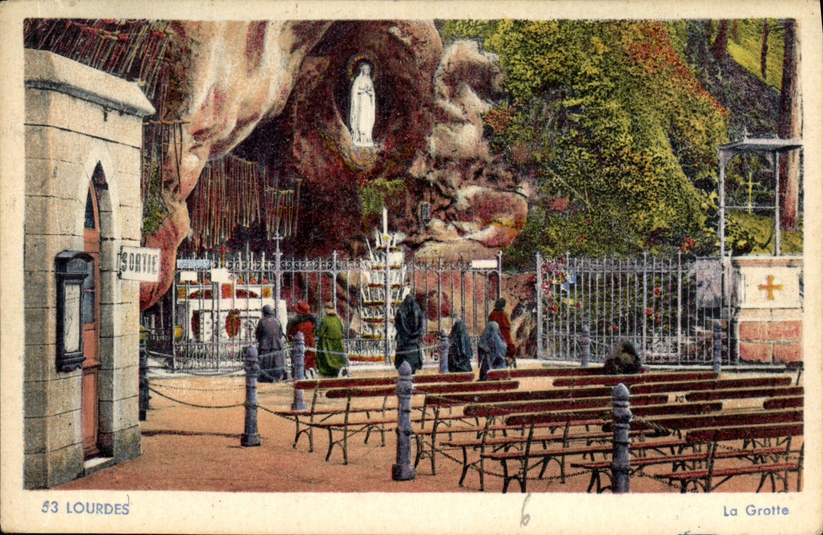 CPA Lourdes La Grotte 