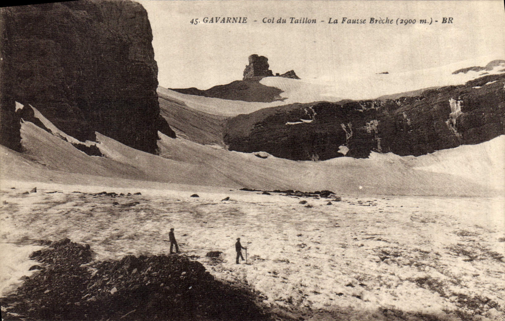 CPA Gavarnie Col du Taillon la Fausse Breche 