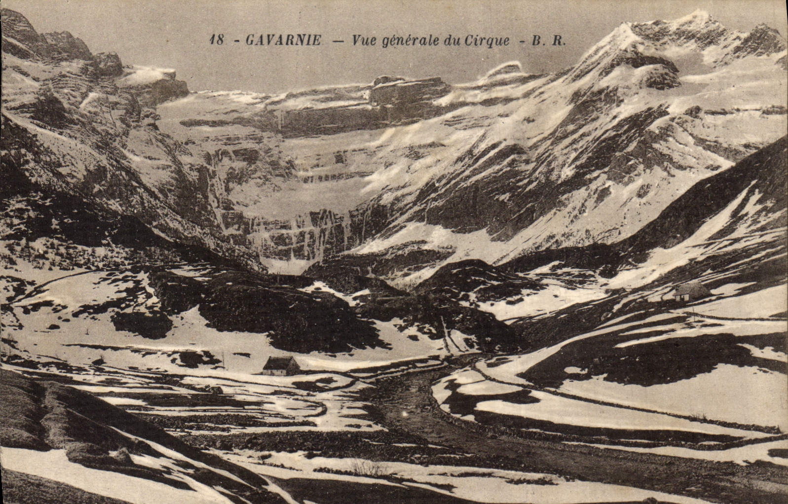 CPA Gavarnie Vue generale du Cirque 