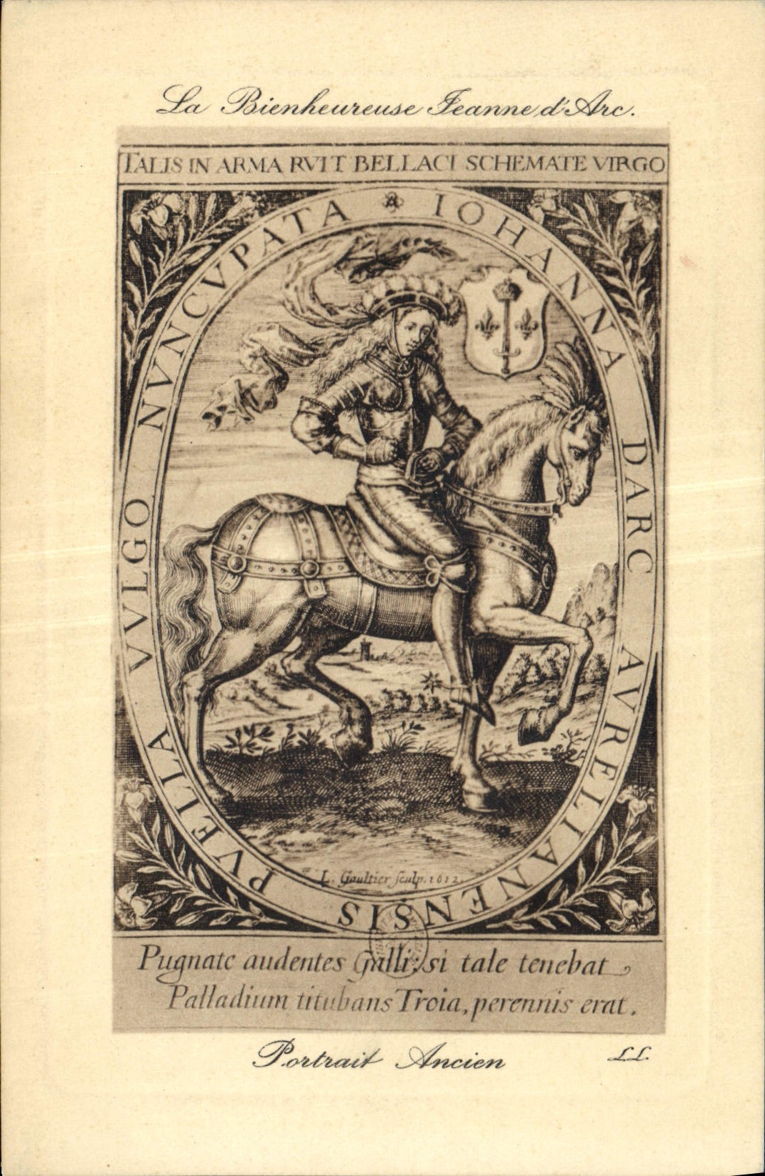 CPA La Bienheureuse Jeanne D'Arc Portrait ancien