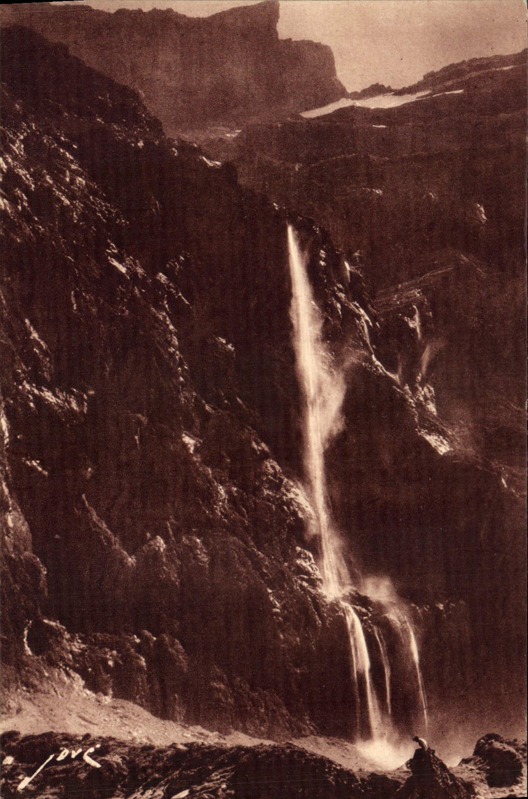 CPA Gavarnie Au Cirque La Grande Cascade 