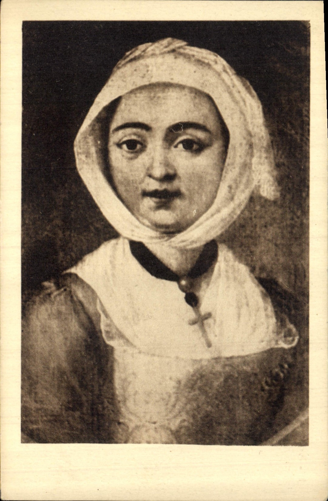 CPA Artisane d'Arles coiffe de la velero de mousseline