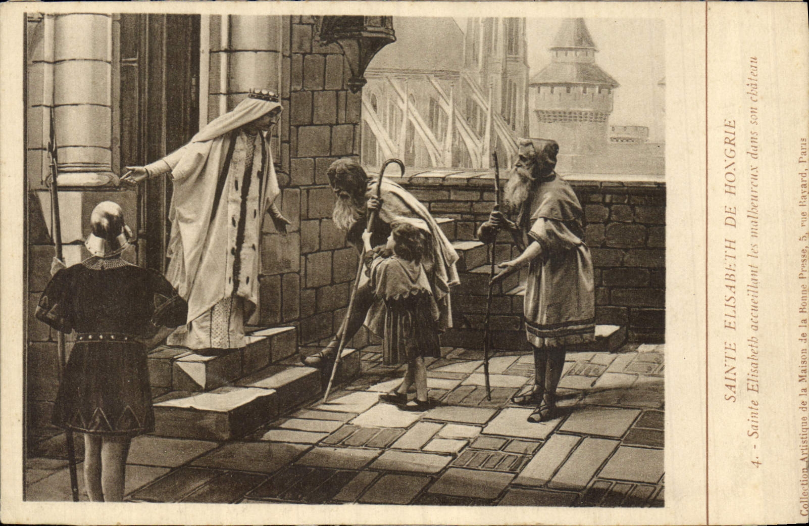 CPA Sainte Elisabeth de Hongrie 