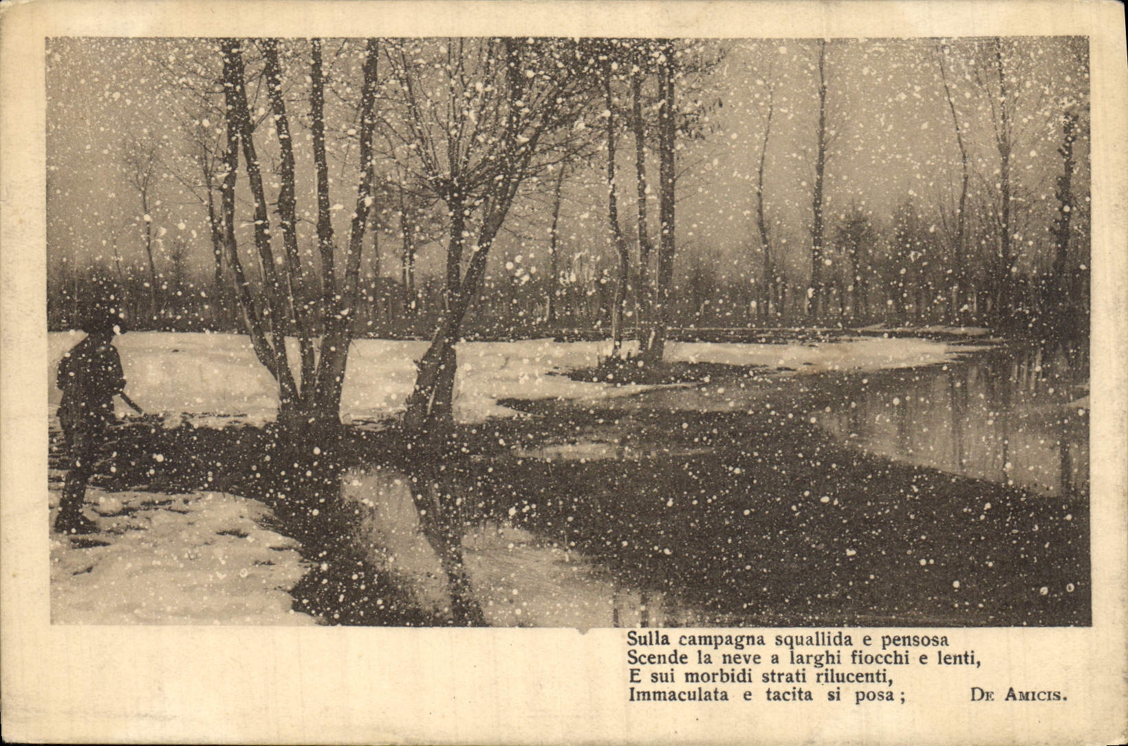 CPA Sulla campagna souallida e pensona 