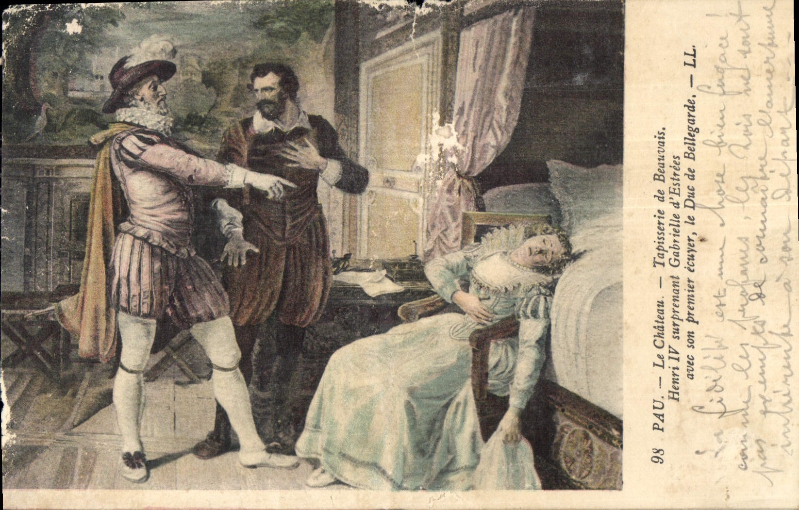 CPA Pau La Chateau Tapisserie de Beauvais 